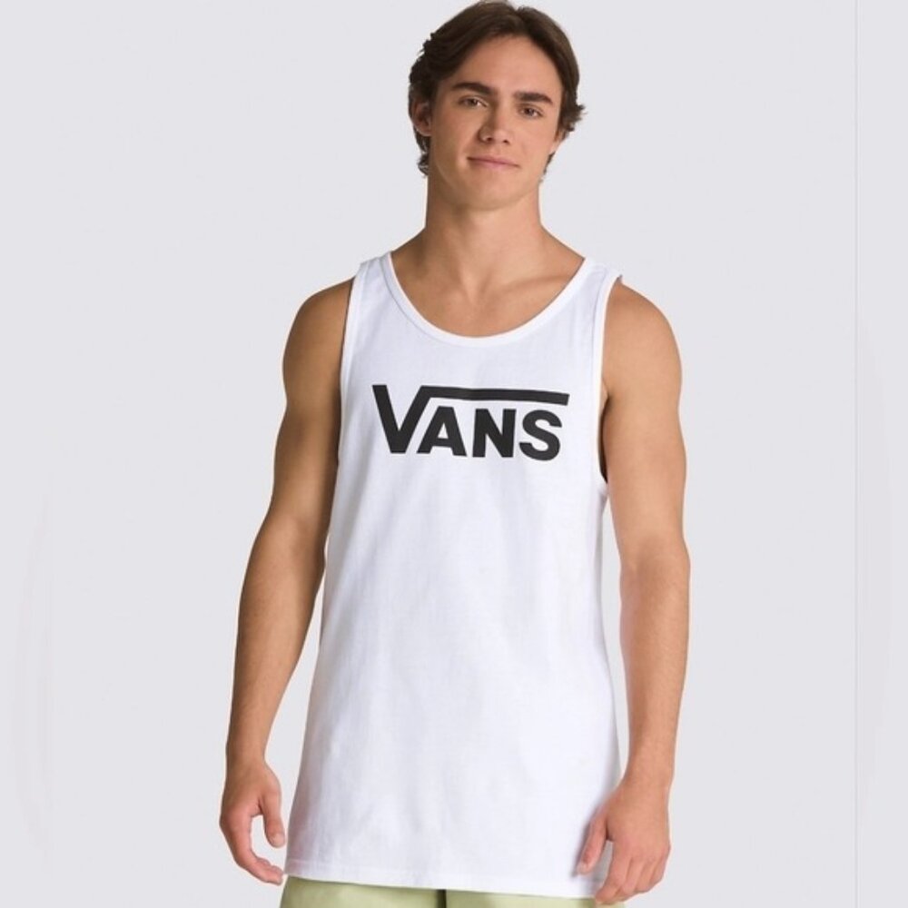 Vans Classic White Logo Tank Top Men 2XL cotton 022024